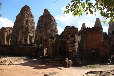 寺, 吴哥, 柬埔寨, 石头, 亚洲, 废墟, 寺庙大厦