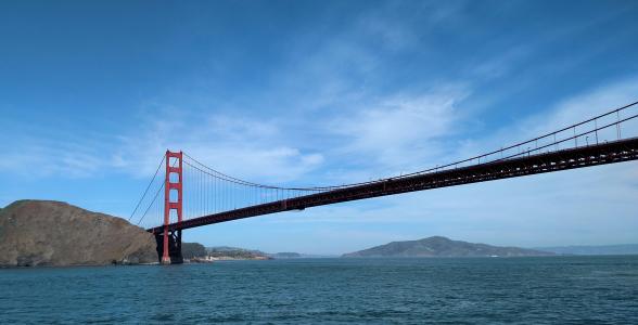 金门大桥, 三藩市, 桥梁, 加利福尼亚州, 湾, 海洋, 具有里程碑意义