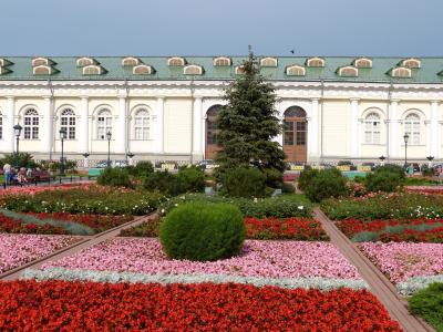 花坛, 莫斯科, 俄罗斯, 资本, 克里姆林宫, 公园, 床上