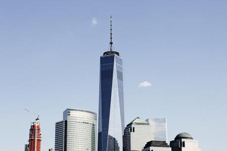 1世贸中心, 建筑, 建筑, 城市, 高层建筑, 曼哈顿, 纽约