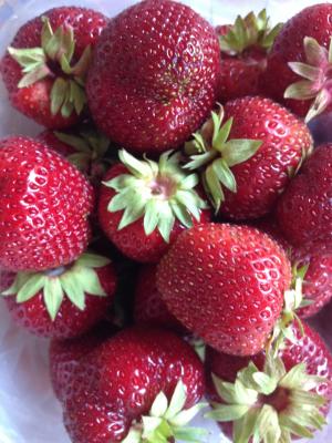 草莓, 夏季, 甜, 草莓, 水果, 新鲜, 浆果
