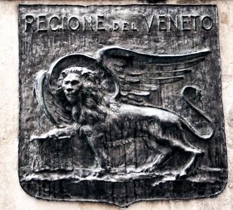 意大利, 威尼斯, 徽章, 狮子, 飞马座