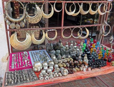 老挝, 市场, 珠宝首饰, 小, 回忆, 旅游, 手镯
