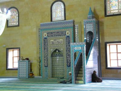 清真寺, 祈祷室, 祈祷大厅, 男子, 坐, 祈祷, 伊斯兰