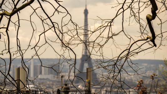 巴黎, 法国, 埃菲尔铁塔, 带刺的铁丝网