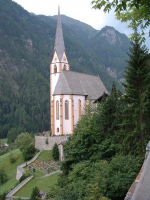 奥地利, 教会风景, 小山