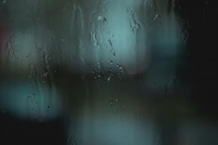窗口, 潮湿, 水, 特写, 摄影, 雨, 黑暗