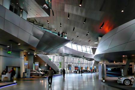 宝马博物馆, 内政, 超现代, 大胆的建筑学, 建设, 技术, 未来派