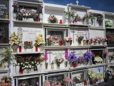 公墓, 瓮, 西班牙, 墙上, 坟墓, 花