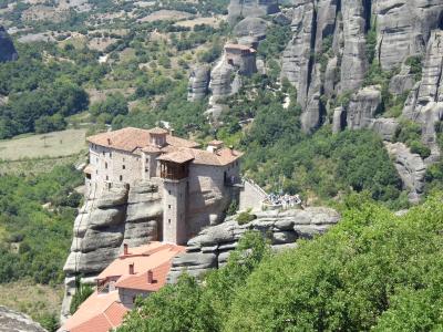 米特奥拉, 修道院, 岩石, 悬崖, 建筑, 基督教, 希腊