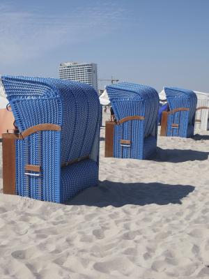 沙滩椅, 北海, 海, 风保护, 假日, 休息, 沙滩