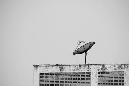 卫星, 通信, 电台, 交付, 天线, 发送, 广播