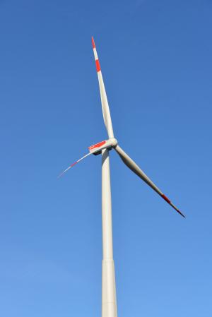 风车, 能源, 生态能源, 天空, 蓝色, 环境技术, 风力发电