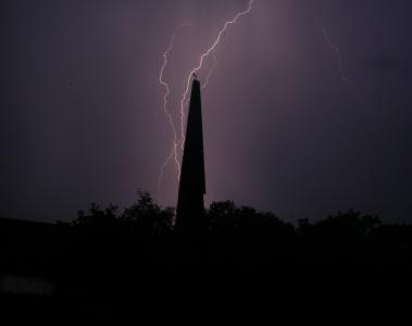 雷雨, 风暴, 闪存, 自然, gewitterstimmung, 电力, 教会