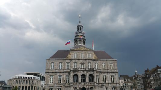 马斯特里赫特市政厅, 马斯特里赫, 荷兰, 城市, 大厅, 小镇
