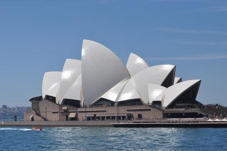 悉尼, 澳大利亚, 具有里程碑意义, 港口, 建筑, 悉尼歌剧院, 歌剧院