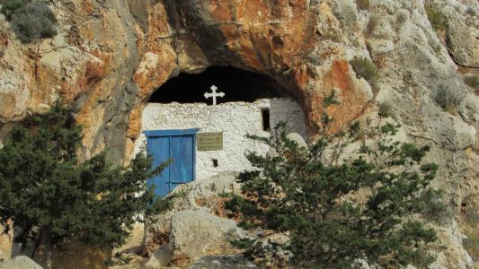 塞浦路斯, 帕拉利姆尼, ayii 沙兰德, 洞穴, 教堂, 宗教, 观光