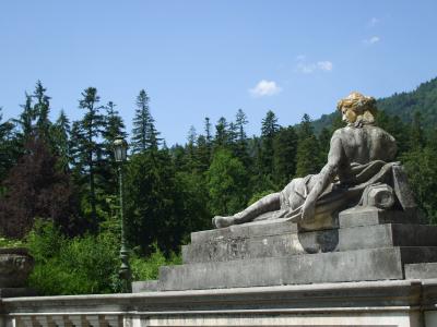 雕像, 雕塑, sinaia, 罗马尼亚, 历史, 吸引力