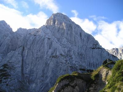 山脉, 高山, wilderkaiser, totenkirchl, 陡峭的墙壁, 爬上, 高山攀登