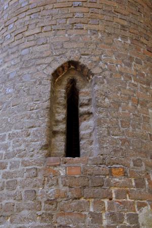 窗口, 塔, 中世纪, 砖, 老, 教会, 城堡