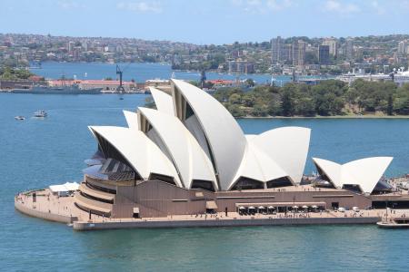 悉尼歌剧院, 悉尼, 歌剧, 具有里程碑意义, 澳大利亚, 海港, 图标
