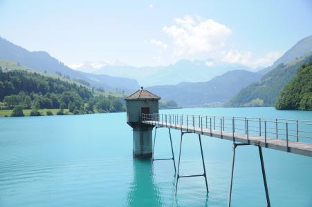lungern 湖, 瑞士, 夏季, 自然, 景观