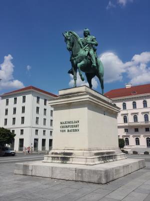 慕尼黑, 纪念碑, 雕像, 马西米兰, 纪念碑
