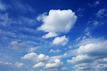 天空, 蓝色, 云计算, 蓝蓝的天空云, 积云, 气氛, 空气
