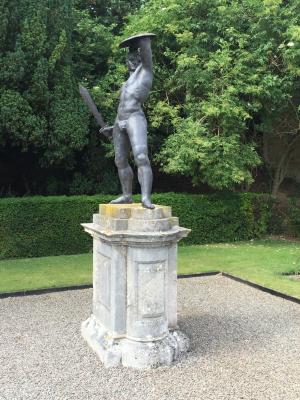 雕像, 布伦海姆, 男性, 花园, 雕塑, 者, 英国