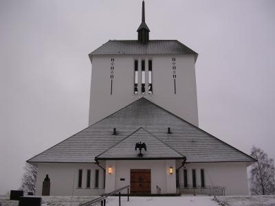 教会, (, 白色, 雪