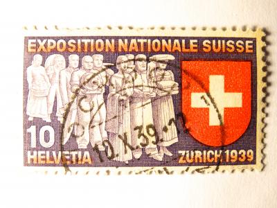 邮票, 瑞士, centime, 发布