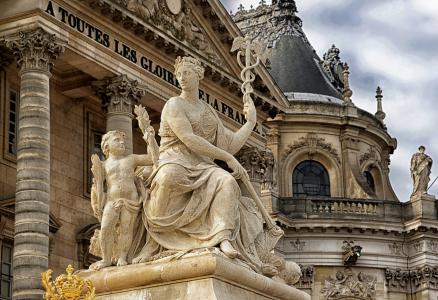 巴黎, 法国, 凡尔赛宫殿, 雕像, 雕塑, 纪念碑, 建筑