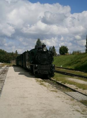 机车, 蒸汽机车, 轻便铁路, 捷克共和国, jindřichův 赫拉德茨, 蒸汽, 吸烟
