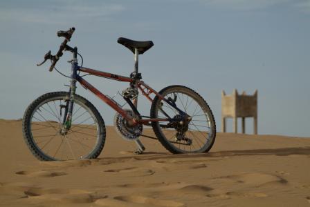 自行车, 沙漠, 沙子
