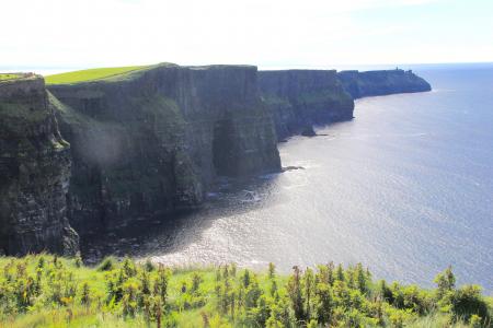 莫赫尔的悬崖, 爱尔兰, 景观, 海洋, 悬崖, 风光, 风景名胜