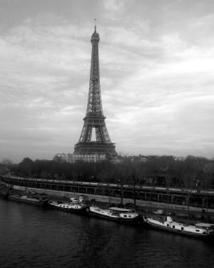 建筑, 黑白, 法国, 具有里程碑意义, 巴黎, 旅游景点, 塔
