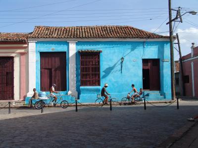 古巴, 周期, 老房子, 蓝色房子