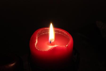 蜡烛, 火焰, 红色, 光, 烧伤, 气氛, 蜡烛