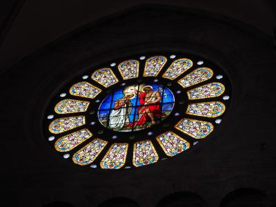 玫瑰窗, 窗口, 彩色玻璃, 关于, 巴塞尔大教堂, 明斯特, 巴塞尔