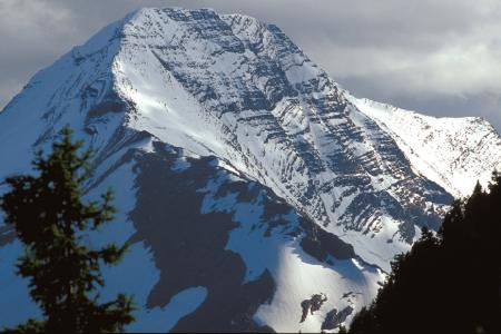山脉, 天峰, 利文斯顿系列, 冰川国家公园, 蒙大拿州, 美国, 感冒