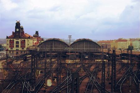 布拉格, 火车站, 城市, 铁路