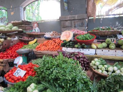 市场, 市场摊位, 蔬菜, 西红柿, 地中海, 弗里施, 食品