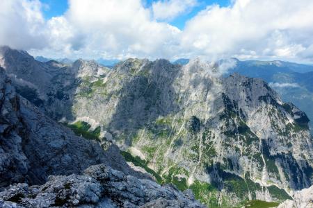 高山, 岩石, 夏季, 山, 自然, 欧洲阿尔卑斯山, 户外