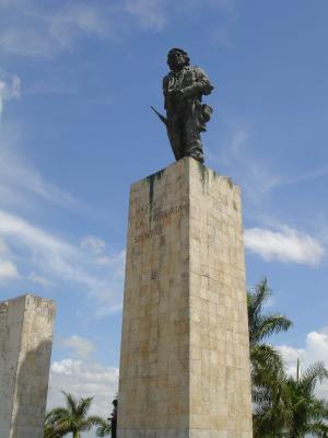 车 guavarra, 雕像, 陵墓, al 指挥官, 古巴, 英雄, 革命