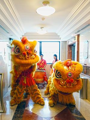 狮舞, 中文, 传统, 新的一年, 运气, 跳舞, 亚洲