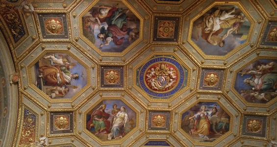 罗马, 梵蒂冈, 博物馆, 天花板