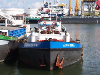 aqua 伊比利亚, 船舶, 容器, 端口, 鹿特丹, 港口, 码头