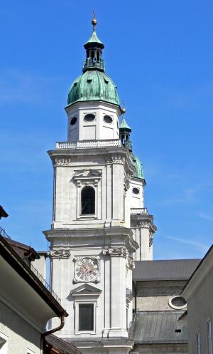萨尔茨堡, dom, 大教堂塔, 教会, 萨尔茨堡大教堂, 旧城, 市中心