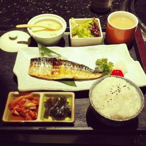 蓝白相间的鱼, 套餐, 日本料理