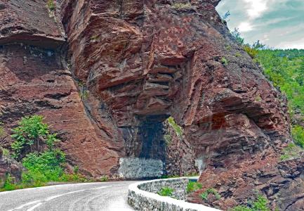 daluis 峡谷, 红色的岩石, 过境, 突破, 山路, le var, 高山